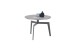 Beistelltisch >BUENA VISTA< in grau, Glas-Keramik/ Metall - 45x60cm (HxD)