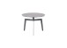 Beistelltisch >BUENA VISTA< in grau, Glas-Keramik/ Metall - 45x60cm (HxD)