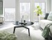 Couchtisch >BUENA VISTA< in grau, Glas-Keramik / Metall - 38x80cm (HxD)
