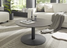 Couchtisch >TARTU< in anthrazit, Glas-Keramik /...