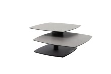 Couchtisch >SUSAKI< in schwarz, Glas-Keramik /...