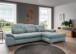 Polstergarnitur >Riordan< Schlaffunktion, Stauraum, Webstoff Corto mint - 314x104x184 (BxHxT)