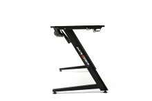 Gamingtisch >DX-RACER< in schwarz, Holzwerkstoff/ Metall - 111x75x80cm (BxHxT)