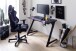 Gamingtisch >DX-RACER< in schwarz, Holzwerkstoff/ Metall - 111x75x80cm (BxHxT)