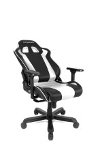 Gaming-Stuhl >DX-RACER< in schwarz / weiß - 70x133x70cm (BxHxT)