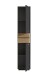 Hochschrank >Liguria< 1 Tür, 2 Schübe, anthrazit / evoke eiche Dekor - 38x191x35cm (BxHxT)