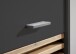 Badezimmer-Set >Liguria< (3-tlg.) in Anthrazit / Evoke Eiche Dekor - 140x191x40 (BxHxT)