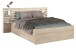 Stauraumbett >Escale 4< in Eiche Nachbildung - 217x99x236cm (BxHxT)