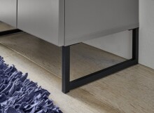 Badezimmer-Set >Denver< (2-tlg.) in grau matt / Evoke Eiche Dekor - 60x195x35 (BxHxT)