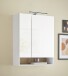 Badezimmer-Set >Denver< (2-tlg.) in weiß matt / Evoke Eiche Dekor - 60x195x35 (BxHxT)