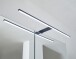 Badezimmer-Set >Denver< (2-tlg.) in grau matt / Evoke Eiche Dekor - 80x195x35 (BxHxT)