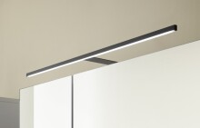 Badezimmer-Set >Denver< (2-tlg.) in weiß / Evoke Eiche Dekor - 80x195x35 (BxHxT)
