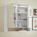 Badezimmer-Set >Denver< (3-tlg.) in weiß matt / Evoke Eiche Dekor - 140x195x35 (BxHxT)