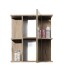 Badezimmer-Set >Vista< (5-tlg.) in Viking Oak / Schwarz - 170x190x31 (BxHxT)