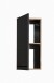 Badezimmer-Set >Vista< (5-tlg.) in Viking Oak / Schwarz - 170x190x31 (BxHxT)