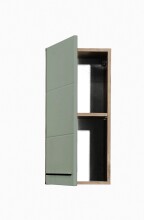 Badezimmer-Set >Vista< (5-tlg.) in Viking Oak / Schilfgrün - 170x190x31 (BxHxT)