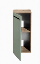 Badezimmer-Set >Vista< (5-tlg.) in Viking Oak / Schilfgrün - 170x190x31 (BxHxT)