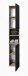 Badezimmer-Set >Vista< (4-tlg.) in Viking Oak / Schwarz - 170x190x31 (BxHxT)