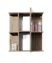 Badezimmer-Set >Vista< (2-tlg.) in Viking Oak / Schilfgrün - 60x190x31 (BxHxT)