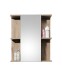 Badezimmer-Set >Vista< (2-tlg.) in Viking Oak / Schwarz - 60x190x31 (BxHxT)