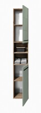 Badezimmer-Set >Vista< (3-tlg.) in Viking Oak / Schilfgrün - 120x190x31 (BxHxT)