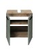 Badezimmer-Set >Vista< (3-tlg.) in Viking Oak / Schilfgrün - 120x190x31 (BxHxT)