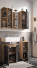 Badezimmer-Set >Vista< (4-tlg.) in Viking Oak /...