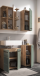 Badezimmer-Set >Vista< (4-tlg.) in Viking Oak / Schilfgrün - 115x190x31 (BxHxT)