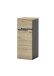 Badezimmer-Set >Memphis< (5-tlg. ) Grau / Artisan Eiche Dekor - 230x176x53 (BxHxT)