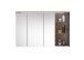 Badezimmer-Set >Memphis< (2-tlg. ) Grau / Artisan Eiche Dekor - 110x176x53 (BxHxT)