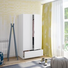 Kleiderschrank >GARONA< 2 Türen, 1 Schublade,...