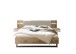 Bettanlage >Daria< Liegefl. 180x200cm, Viking Oak hell / Weiß - 297,6x98,8x222,4 (BxHxT)
