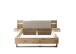 Bettanlage >Daria< Liegefl. 180x200cm, Viking Oak hell / Weiß - 297,6x98,8x222,4 (BxHxT)