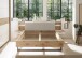 Bettanlage >Daria< Liegefl. 180x200cm, Viking Oak hell / Weiß - 297,6x98,8x222,4 (BxHxT)