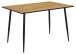 Essgruppe >Wilma< (5-teilig) waldgrün Wildeiche Dekor - 120x75x80 (BxHxT)