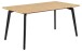 Essgruppe >Cadiz< (5-teilig) waldgrün Eiche Dekor - 160x75x90 (BxHxT)