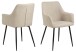 Essgruppe >Cadiz< (5-teilig) in beige Eiche Dekor - 160x75x90 (BxHxT)