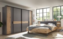 Schlafzimmer-Set >Daria< (3-teilig) Kleiderschrank,...