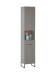 Badezimmer-Set >Denver< (4-tlg.) in grau / Evoke Eiche Dekor - 200x195x35 (BxHxT)