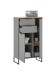 Badezimmer-Set >Denver< (4-tlg.) in grau / Evoke Eiche Dekor - 200x195x35 (BxHxT)