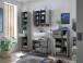 Badezimmer-Set >Denver< (4-tlg.) in grau / Evoke Eiche Dekor - 220x195x35 (BxHxT)