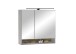 Badezimmer-Set >Denver< (3-tlg.) in grau matt / Evoke Eiche Dekor - 160x195x35 (BxHxT)