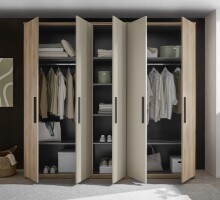Schlafzimmer-Set >Danao< (3-teilig) in Mauvella Oak Dekor / Kashmir