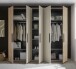 Schlafzimmer-Set >Danao< (2-teilig) Doppelbett + Kleiderschrank, Mauvella Oak Dekor / Kashmir