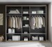 Schlafzimmer-Set >Danao< (2-teilig) Doppelbett + Kleiderschrank, Mauvella Oak Dekor / Kashmir