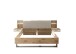 Schlafzimmer-Set >Daria< (3-teilig) Kleiderschrank, Doppelbett, Kommode,  Viking Oak / weiss
