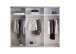 Schlafzimmer-Set >Daria< (3-teilig) Kleiderschrank, Doppelbett, Kommode,  Viking Oak / weiss