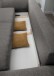 Schlafsofa >Phedra< in 9754 Corto grau-braun, Mikrofaser - 242x91x131cm (BxHxT)