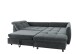 Polsterecke >Allin< Schlaffunktion, 6 Kissen, Bezug anthrazit/denim - 250x66x190 (BxHxT)