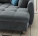 Polsterecke >Allin< Schlaffunktion, 6 Kissen, Bezug anthrazit/denim - 250x66x190 (BxHxT)